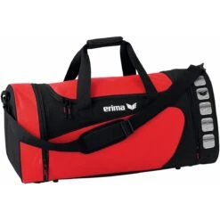 Erima Sporttasche Club 5 (Größe L) Rot/schwarz 70x32x34cm