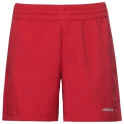 Head Tennishose Short Club 2022 (UV-Schutz) Kurz Rot Damen