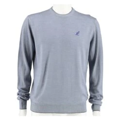 Australian Pullover Classic Merino Grau Herren
