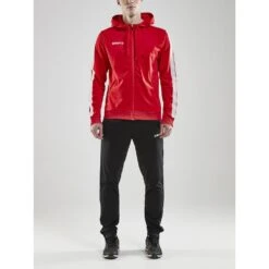Craft Kapuzenpullover Hoodie Fullzip Pro Control Rot/weiss Herren -Head || Wilson || YONEX Verkaufsgeschäft Craft 1906716 430900 Pro20Control20Hood20Jacket C6 1000x1000 1