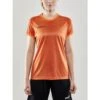 Craft Sport-Shirt (Trikot) Progress 2.0 Graphic Jersey - Leicht, Funktionell Und Stretchmaterial - Orange/schwarz Damen