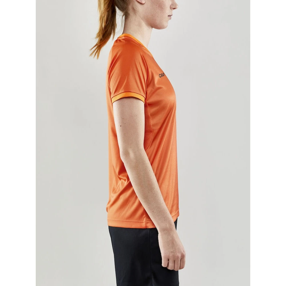 Craft Sport-Shirt (Trikot) Progress 2.0 Graphic Jersey - Leicht, Funktionell Und Stretchmaterial - Orange/schwarz Damen 2 Craft Sport-Shirt (Trikot) Progress 2.0 Graphic Jersey - Leicht, Funktionell Und Stretchmaterial - Orange/schwarz Damen – Bild 2