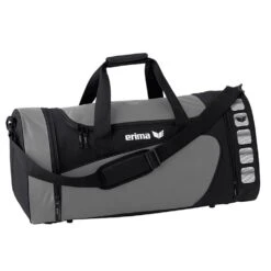 Erima Sporttasche Club 5 Größe L (76 Liter, 70x32x34cm) Granitgrau/schwarz
