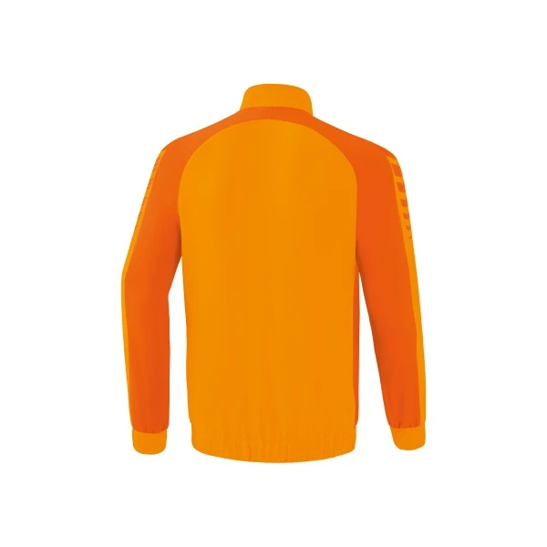 Erima Präsentationsjacke Six Wings (100% Polyester, Stehkragen, Ohne Innenfutter) Orange Jungen 2 Erima Präsentationsjacke Six Wings (100% Polyester, Stehkragen, Ohne Innenfutter) Orange Jungen – Bild 2