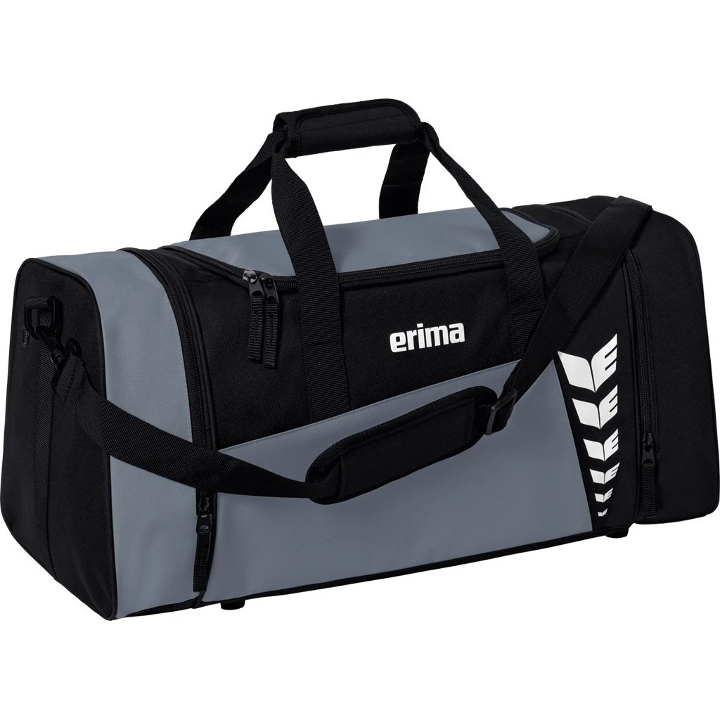 Erima Sporttasche Six Wings (Größe M - 49,5 Liter) Grau/schwarz 61x29x28cm 1 Erima Sporttasche Six Wings (Größe M - 49,5 Liter) Grau/schwarz 61x29x28cm