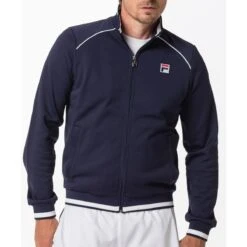 Fila Tennisjacke Spike Warm-Up Navyblau Herren