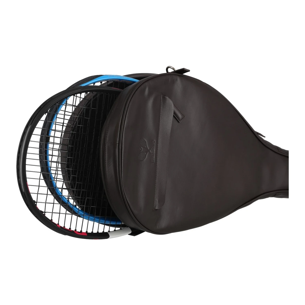 Hildebrand Schlägerhülle Tennis Premium Leder Fullsize Dunkelbraun 11 Hildebrand Schlägerhülle Tennis Premium Leder Fullsize Dunkelbraun – Bild 11