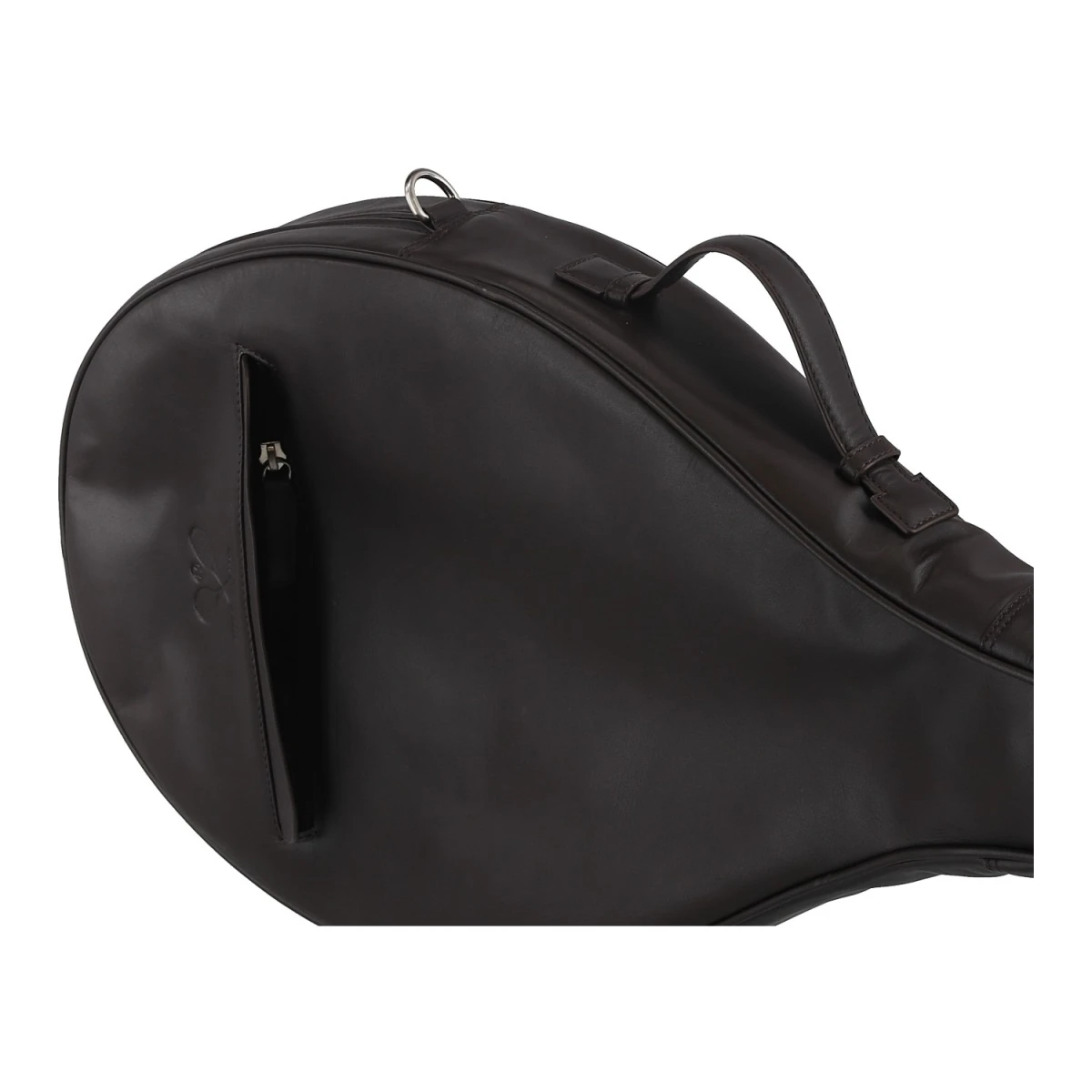 Hildebrand Schlägerhülle Tennis Premium Leder Fullsize Dunkelbraun 4 Hildebrand Schlägerhülle Tennis Premium Leder Fullsize Dunkelbraun – Bild 4