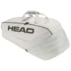 Head Tennis-Racketbag Pro X Racquet Bag M (Schlägertasche, 2 Hauptfächer) 2023 Corduroy Weiss 6er