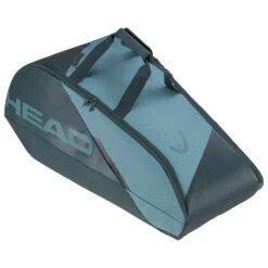 Head Tennis-Racketbag Tour Racquet Bag L (Schlägertasche, 2 Hauptfächer) 2023 Cyanblau 9er -Head || Wilson || YONEX Verkaufsgeschäft Head 260713 CB Tour Racquet Tasche 4 1000x1000 1