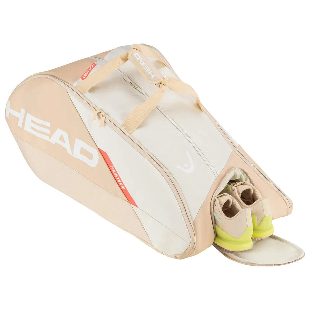 Head Tennis-Racketbag Tour Racquet Bag XL (Schlägertasche, 3 Hauptfächer) 2023 Weiss/champagne 12er 3 Head Tennis-Racketbag Tour Racquet Bag XL (Schlägertasche, 3 Hauptfächer) 2023 Weiss/champagne 12er – Bild 3