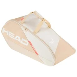 Head Tennis-Racketbag Tour Racquet Bag L (Schlägertasche, 2 Hauptfächer) 2023 Weiss/champagne 9er -Head || Wilson || YONEX Verkaufsgeschäft Head 260813 CHYU Tour Racquet Tasche 4 1000x1000 1