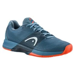 Head Tennisschuhe Revolt Pro 4.0 Clay/Sandplatz Blaugrau/orange Herren -Head || Wilson || YONEX Verkaufsgeschäft Head 273132 BSOR Revolt Pro Tennisschuh 1000x1000 1