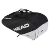 Head Tennis-Racketbag (Schlägertasche) Elite Allcourt Schwarz/weiss - 2 Hauptfächer
