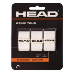 Head Overgrip Prime Tour 0.6 Mm (Komfort, Griffigkeit) Weiss 3er