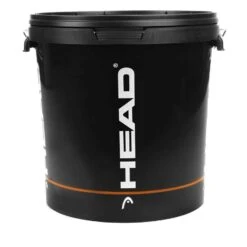 Head Balleimer Plastik (für Maximal 72 Tennisbälle) Leer Schwarz - 1 Eimer