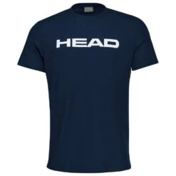 Head Tennis-Tshirt Club Ivan 2022 (Mischgewebe) Dunkelblau/weiss Herren