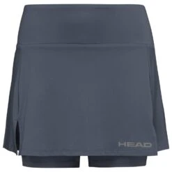 Head Tennisrock Mit Innenhose Club Basic 2022 Anthrazitgrau Damen