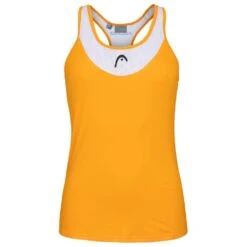 Head Tennis-Tank Top Tenley Orange/weiss Damen