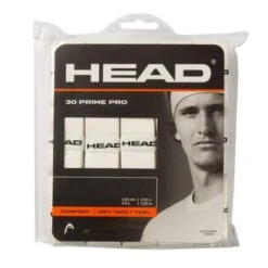 Head Overgrip Prime Pro 0.55mm Weiss 30er Clip-Beutel