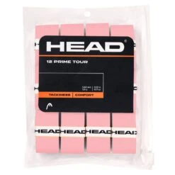 Head Overgrip Prime Tour 0.6 Mm (Komfort, Griffigkeit) Pink 12er Clip-Beutel