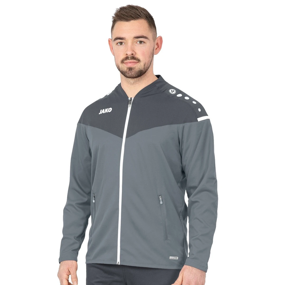 JAKO Präsentationsanzug Champ 2.0 (Jacke Und Hose) Dunkelgrau/anthrazitgrau Herren 2 JAKO Präsentationsanzug Champ 2.0 (Jacke Und Hose) Dunkelgrau/anthrazitgrau Herren – Bild 2