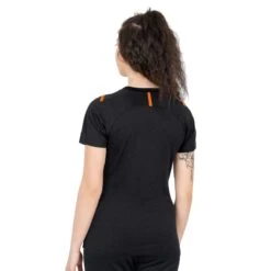 JAKO Sport-Shirt Challenge - Polyester-Stretch-Jersey - Schwarz/orange Damen -Head || Wilson || YONEX Verkaufsgeschäft Jako 6121 506 Tshirt challenge damen 5 1200x1200 1