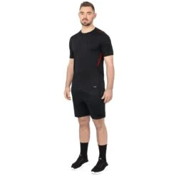 JAKO Trainingshose Short Challenge - Sportiver Schnitt, Melange Optik - Schwarz Meliert Herren -Head || Wilson || YONEX Verkaufsgeschäft Jako short challenge 6221 500 herren 3 1200x1200 1