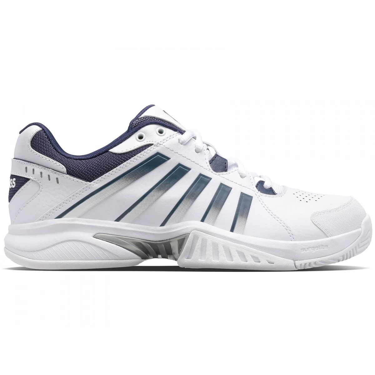 KSwiss Tennisschuhe Receiver V Allcourt Weiss/peacoatblau Herren 1 KSwiss Tennisschuhe Receiver V Allcourt Weiss/peacoatblau Herren