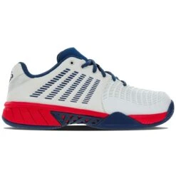 KSwiss Tennisschuhe Express Light 3 Allcourt 2023 Weiss/opalblau Herren