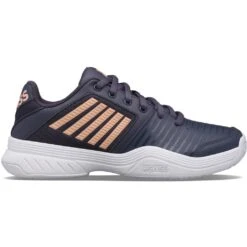 KSwiss Tennisschuhe Court Express Clay/Sandplatz Graublau Damen -Head || Wilson || YONEX Verkaufsgeschäft KSwiss 96750 034 Court Express Schuh 1024x1024 1