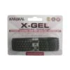 Karakal Basisband X-Gel (Shockabsorption, Glatt Gelocht) 2.2mm Schwarz