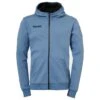 Kempa Freizeit-Kapuzenpullover Hoody Laganda Mit Baumwollanteil Stahlblau Herren