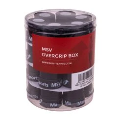 MSV Skin Perforiert Overgrip Schwarz 24er Box
