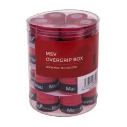 MSV Overgrip Cyber Wet 0.6mm Rot 24er Dose