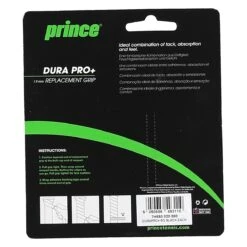 Prince Basisband Dura Pro+ 1.9mm (Griffigkeit+Schweissabsorbtion) Schwarz - 1 Stück -Head || Wilson || YONEX Verkaufsgeschäft PRINCE DURA pro PLUS schwarz 2 1200x1200 1