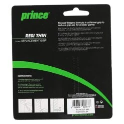 Prince Basisband Resi Thin 1.5mm (dünn, Griffig) Schwarz - 1 Stück -Head || Wilson || YONEX Verkaufsgeschäft PRINCE RESI THIN SCHWARZ 2 1200x1200 1