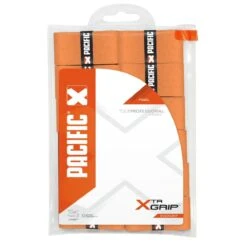 Pacific Overgrip XTR 0.55mm (samtige Oberfläche) Orange 12er Clip-Beutel