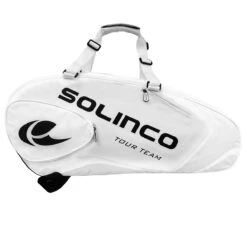 Solinco Racketbag Tour Team Whiteout (Schlägertasche, 2 Hauptfächer, Thermofach) Weiss 6er -Head || Wilson || YONEX Verkaufsgeschäft SOL 6pk Bag Whiteout Tasche203 1200x1200 1