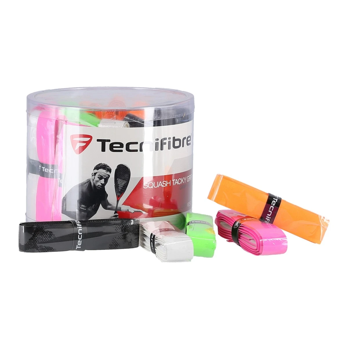 Tecnifibre Squash Tacky Grip Basisband Sortiert 24er Box 1 Tecnifibre Squash Tacky Grip Basisband Sortiert 24er Box