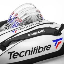 Tecnifibre Tennis-Racketbag Tour Endurance (Schlägertasche, 3 Hauptfächer) Weiss 15er -Head || Wilson || YONEX Verkaufsgeschäft TF 40TOUWHI15 Tour Racketbag 15er 2 608x608 1