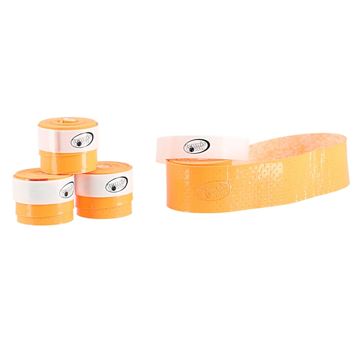 Tennistown Overgrip Pro 0.6mm Orange - 1 Stück 1 Tennistown Overgrip Pro 0.6mm Orange - 1 Stück