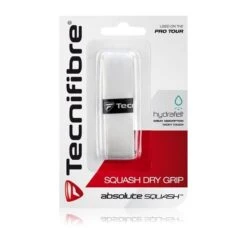 Tecnifibre Basisband Squash Dry Grip Farblich Sortiert 12er Box -Head || Wilson || YONEX Verkaufsgeschäft Tecnifibre 51SQGRIPAS Squash Dry weiss 600x600 2