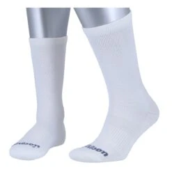 Wilson Tennissocke Crew Rush Pro Weiss/grau Herren - 1 Paar