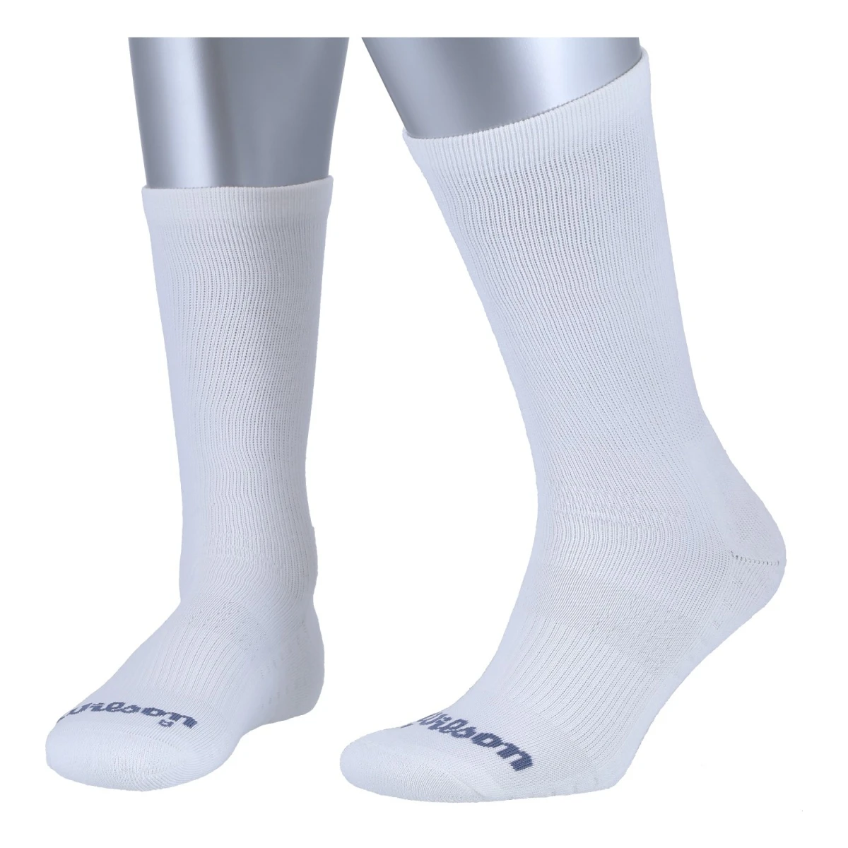 Wilson Tennissocke Crew Rush Pro Weiss/grau Herren - 1 Paar 1 Wilson Tennissocke Crew Rush Pro Weiss/grau Herren - 1 Paar
