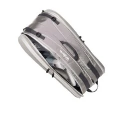 Wilson Tennis-Racketbag Tour (Schlägertasche, 2 Hauptfächer) 2023 Steingrau 12er -Head || Wilson || YONEX Verkaufsgeschäft Wilson WR8022001 Tour 12PK Schlaegertasche201 1200x1200 1