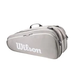 Wilson Tennis-Racketbag Tour (Schlägertasche, 2 Hauptfächer) 2023 Steingrau 12er -Head || Wilson || YONEX Verkaufsgeschäft Wilson WR8022001 Tour 12PK Schlaegertasche203 1200x1200 1