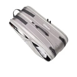 Wilson Tennis-Racketbag Tour (Schlägertasche, 2 Hauptfächer) 2023 Steingrau 12er -Head || Wilson || YONEX Verkaufsgeschäft Wilson WR8022001 Tour 12PK Schlaegertasche206 1200x1200 1