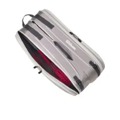 Wilson Tennis-Racketbag Tour (Schlägertasche, 2 Hauptfächer) 2023 Steingrau 12er -Head || Wilson || YONEX Verkaufsgeschäft Wilson WR8022001 Tour 12PK Schlaegertasche209 1200x1200 1