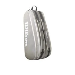 Wilson Tennis-Racketbag Tour (Schlägertasche, 2 Hauptfächer) 2023 Grau 6er -Head || Wilson || YONEX Verkaufsgeschäft Wilson WR8022101 Tour 6PK Tasche204 1200x1200 1